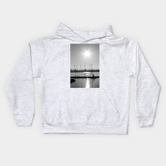 Let's Do a Little Sailing. Shoreline park, Mountain View, California 2009 Kids Hoodie by IgorPozdnyakov